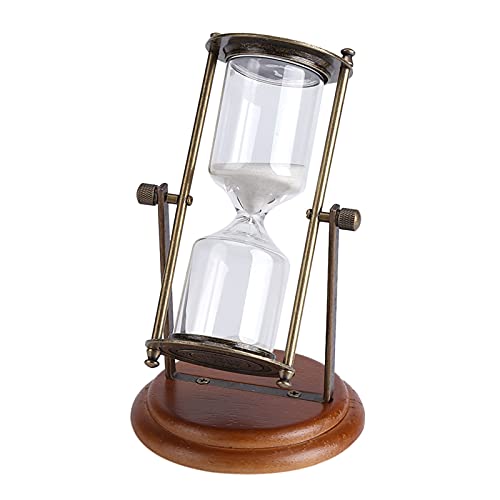 15 Minuten Sanduhr-Timer, rotierende Sanduhr aus Metall, Uhr, Sanduhr, Tischdekoration for Wohnzimmer, Zuhause, Büro, Schreibtisch, Sanduhr 15 Minuten Sanduhr-Timer, rotierende Sanduhr aus Metall, Uhr, Sanduhr, Tischdekoration for Wohnzimmer, Zuhause, Büro, Schreibtisch, Sanduhr von SHOUKAII