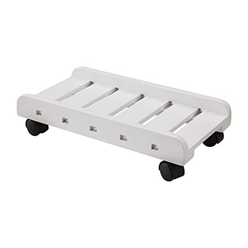 SHOUKAII CPU-Ständer unter dem Schreibtisch, Computerständer, Büro-Computer-Tower-Ständer, Heim-Computerständer, mobiler PC-Ständer, Heim-CPU-Halter(C,L) von SHOUKAII