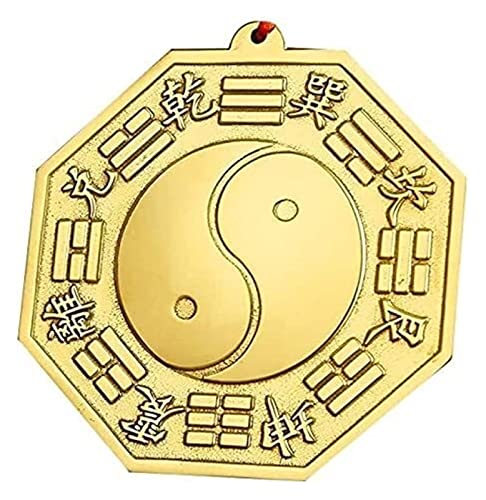 Chinesischer Feng-Shui-Klatschspiegel, konvex-konkaver Bagua-Spiegel im Vintage-Stil, Bagua-Spiegel for Schutz und Glück, schöner Heim-Ornament-Anhänger, Feng-Shui-Kupfer-Yin- und Yang-Klatschspiegel Chinesischer Feng-Shui-Klatschspiegel, konvex-konkaver Bagua-Spiegel im Vintage-Stil, Bagua-Spiegel for Schutz und Glück, schöner Heim-Ornament-Anhänger, Feng-Shui-Kupfer-Yin- und Yang-Klatschspiegel von SHOUKAII