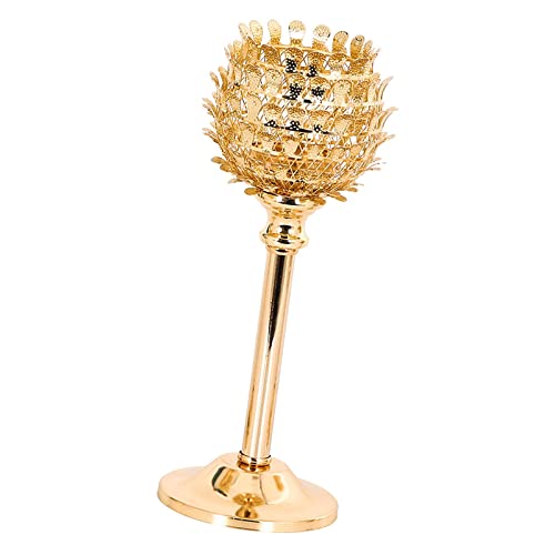 Goldfarbene Kristall-Kerzenhalter for Hochzeiten, Teelichthalter, Kerzenhalter, Mittelstücke for Esstisch, Party, Einweihungsgeschenk, 8 x 21,5 cm großer Kerzenständer Goldfarbene Kristall-Kerzenhalter for Hochzeiten, Teelichthalter, Kerzenhalter, Mittelstücke for Esstisch, Party, Einweihungsgeschenk, 8 x 21,5 cm großer Kerzenständer von SHOUKAII