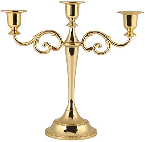 Kerzenständer aus Metall, Metall, 3 Arme, Kerzenhalter, Kerzenständer, Kerzenlicht, Abendessen, Heimdekoration, Club, Kerzenhalter, Kerzenständer Kerzenständer aus Metall, Metall, 3 Arme, Kerzenhalter, Kerzenständer, Kerzenlicht, Abendessen, Heimdekoration, Club, Kerzenhalter, Kerzenständer von SHOUKAII
