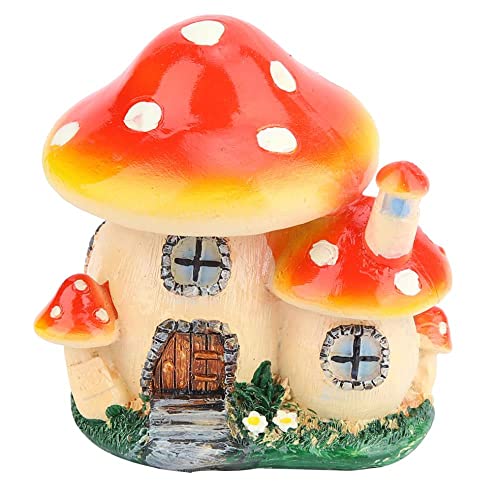 SHOUKAII Bezaubernde Pilz-Feengartenstatue – Harzfigur for den Innenhof des Puppenhauses und die Tischdekoration im Freien SHOUKAII Bezaubernde Pilz-Feengartenstatue – Harzfigur for den Innenhof des Puppenhauses und die Tischdekoration im Freien von SHOUKAII