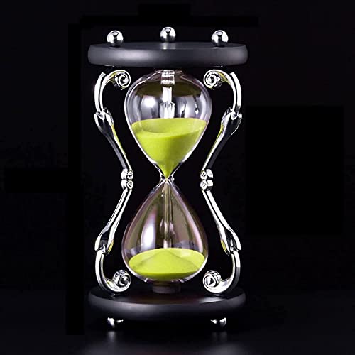 Sanduhr, Sanduhr, Metall, antike Sanduhr, Heimdekoration, Büro, Ornament, Holzrahmen, Küchentimer, Klassenzimmer, Küche, Spiele, Heimbüro-Dekoration, kreative Geschenke(C4) von SHOUKAII