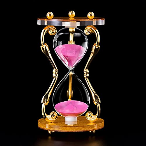 Sanduhr, Sanduhr, Metall, antike Sanduhr, Heimdekoration, Büro, Ornament, Holzrahmen, Küchentimer, Klassenzimmer, Küche, Spiele, Heimbüro-Dekoration, kreative Geschenke(D2) von SHOUKAII