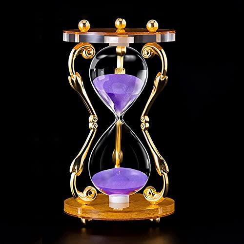 Sanduhr, Sanduhr, Metall, antike Sanduhr, Heimdekoration, Büro, Ornament, Holzrahmen, Küchentimer, Klassenzimmer, Küche, Spiele, Heimbüro-Dekoration, kreative Geschenke(D5) von SHOUKAII