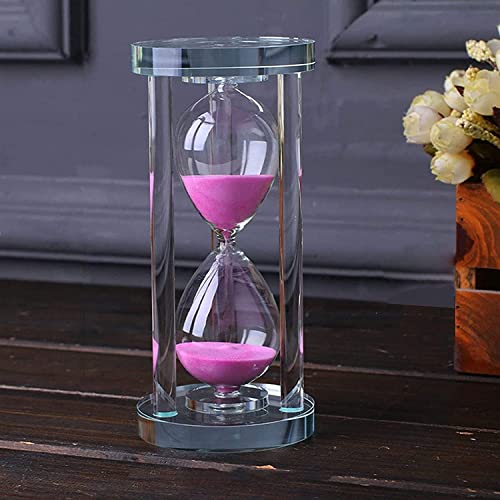 SHOUKAII Sanduhr, Sanduhr, Sanduhr, transparente Kristall-Sanduhr, Sanduhr, Kunsthandwerk, Sanduhr, Sanduhr, 15/30/60 Minuten, einzigartige kreative Glasdekoration(A) von SHOUKAII