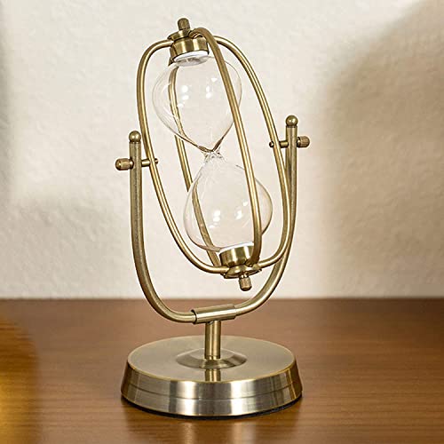 Sanduhr, Sanduhr, leere Sanduhr, selbstladender Sand bestimmt die Sanduhrzeit, messingfarbenes Metall, 360° drehbar, große antike Sanduhr, Heimdekoration, Geschenke Sanduhr, Sanduhr, leere Sanduhr, selbstladender Sand bestimmt die Sanduhrzeit, messingfarbenes Metall, 360° drehbar, große antike Sanduhr, Heimdekoration, Geschenke von SHOUKAII