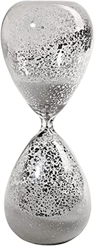 SHOUKAII Sanduhr Sanduhr, Sanduhr Sanduhr, Sanduhr Sanduhr Glas for Dekor Sanduhr Timer Glas Sanduhr 30 Minuten/60 Minuten Sanduhr (Co(White,8.2cm*21cm) von SHOUKAII