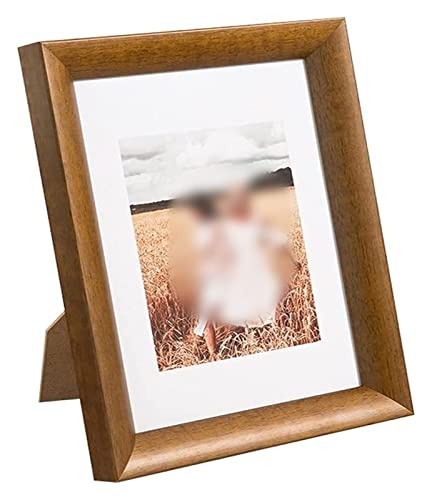 Tisch-Display-Fotorahmen, Wandmontage-Bilderrahmen, Bilderrahmen, Holz-Fotorahmen, fertig for Aufstellen, Tischrahmen for Wohnzimmer, Büro, Schlafzimmer, Fotorahmen (Farbe(Brown,6 inch) von SHOUKAII