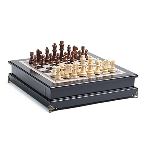 Tragbares Schachspiel aus Holz, 15 Zoll magnetisches großes tragbares Schacharsenal mit Klappbrett, for Kinder, Anfänger, Studenten, Erwachsenenschach Tragbares Schachspiel aus Holz, 15 Zoll magnetisches großes tragbares Schacharsenal mit Klappbrett, for Kinder, Anfänger, Studenten, Erwachsenenschach von SHOUKAII