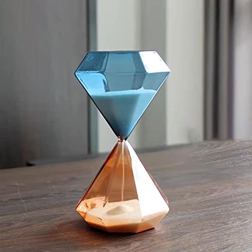 Vintage Glas-Sanduhr-Timer, Sanduhr-Sanduhr, Sanduhr-Sanduhr-Timer, Glasdekoration, Zeitmanagement-Assistent, einzigartiges kreatives Andenken-Geschenk(A,60 minutes) von SHOUKAII