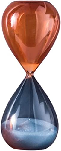 Vintage Glas-Sanduhr-Timer, Sanduhr-Sanduhr, Sanduhr-Sanduhr-Timer, Glasdekoration, Zeitmanagement-Assistent, einzigartiges kreatives Andenken-Geschenk(B,30 minutes) von SHOUKAII