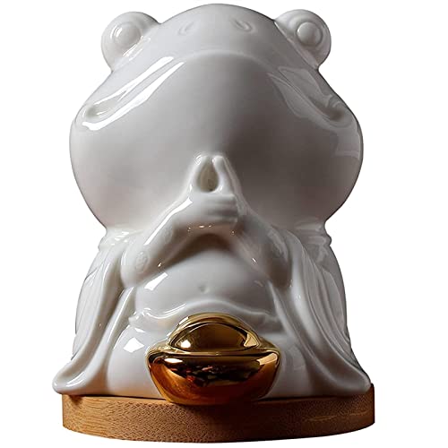 SHOUKAII Weiping – Feng Shui-Statue, Froschstatuen und -Figuren, Keramik-Tierfiguren, Skulptur, Zen-Wohnaccessoires, Glücks-TV-Schrank, Schreibtisch-Dekoration, Segensgeschenk SHOUKAII Weiping – Feng Shui-Statue, Froschstatuen und -Figuren, Keramik-Tierfiguren, Skulptur, Zen-Wohnaccessoires, Glücks-TV-Schrank, Schreibtisch-Dekoration, Segensgeschenk von SHOUKAII