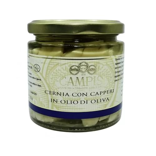 SICILIA BEDDA CAPACI Sizilianischer Zackenbarsch mit Kapern, 220g SICILIA BEDDA CAPACI Sizilianischer Zackenbarsch mit Kapern, 220g von SICILIA BEDDA CAPACI