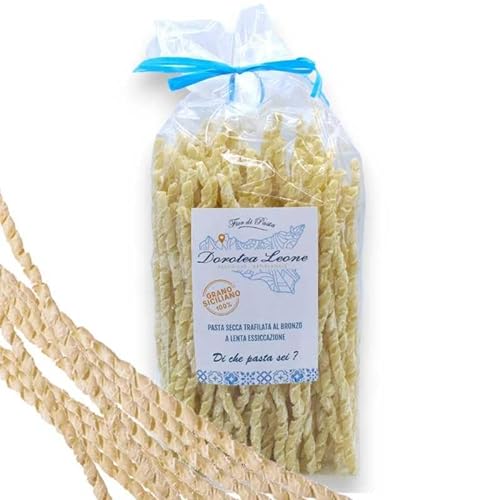 Sizilianische handgemachte Pasta Busiata Trapanese lang, 500 g von SICILIA BEDDA CAPACI