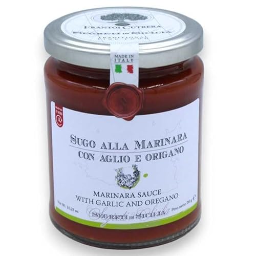 Sizilianische handwerklich hergestellte Marinara-Sauce mit Knoblauch und Oregano – 290 g von SICILIA BEDDA CAPACI
