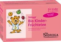 SIDROGA Bio Kinder Fruechtetee Filterbtl., 20 St von SIDROGA GMBH