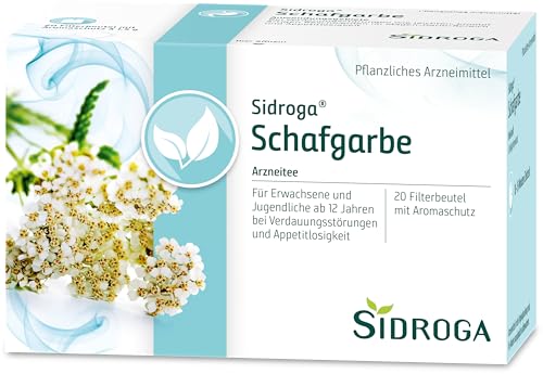 SIDROGA Schafgarbe Tee Filterbtl., 20 St von Sidroga