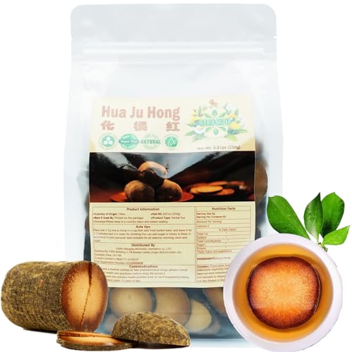 SIFANGDA Hua Ju Hong 化橘红 8.8oz(250g) Hua Zhou Orange Medizinischer Tee Chinesischer Kräutertee von SIFANGDA