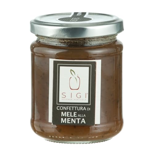 SIGI Azienda Agricola Apfelmarmelade mit Minze | ohne Farbstoffe, Konservierungsstoffe, Zusatzstoffe | 100% handgefertigt und natürlich | Handgefertigt in Italien | Glas 110g SIGI Azienda Agricola Apfelmarmelade mit Minze | ohne Farbstoffe, Konservierungsstoffe, Zusatzstoffe | 100% handgefertigt und natürlich | Handgefertigt in Italien | Glas 110g von SIGI Azienda Agricola