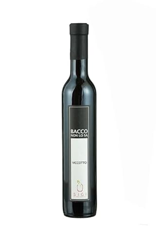 SIGI Azienda Agricola "BACCO NON LO SA" VICCOTTO (süßer Wein typisch aus der Region Marken) | 100% handwerklich und natürlich | Handgefertigt und hergestellt in Italien | Flasche 50cl. von SIGI Azienda Agricola