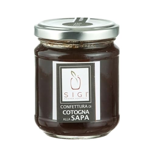 SIGI Azienda Agricola COTOGNA und SAPA Marmelade | Ohne Farbstoffe, Konservierungsstoffe, Zusatzstoffe | 100% handgefertigt und natürlich | Handgefertigt in Italien | Glas 110g von SIGI Azienda Agricola