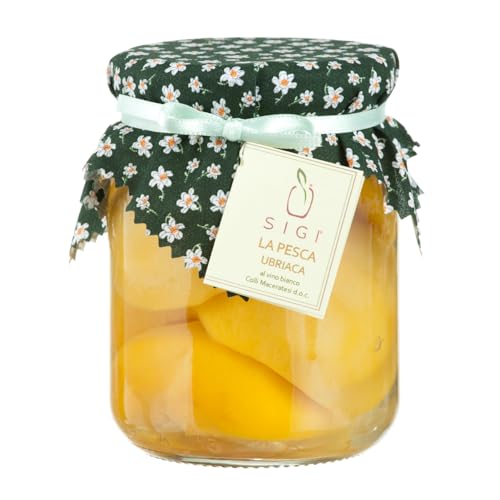 SIGI Azienda Agricola Pflaumen in Makronen in Sirup | Ohne Farbstoffe, Konservierungsstoffe, chemische Zusätze | 100% handgefertigt und natürlich | Handgefertigt in Italien | 540g Glas SIGI Azienda Agricola Pflaumen in Makronen in Sirup | Ohne Farbstoffe, Konservierungsstoffe, chemische Zusätze | 100% handgefertigt und natürlich | Handgefertigt in Italien | 540g Glas von SIGI Azienda Agricola