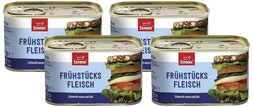 Werner Simon Frühstücksfleisch 200g l leckeres Schweinefleisch in der praktischen recycelbaren Konserve I köstliche Kombination aus Schweinefleisch mit frischen Kräutern - Qualität die schmeckt Werner Simon Frühstücksfleisch 200g l leckeres Schweinefleisch in der praktischen recycelbaren Konserve I köstliche Kombination aus Schweinefleisch mit frischen Kräutern - Qualität die schmeckt von SIMON