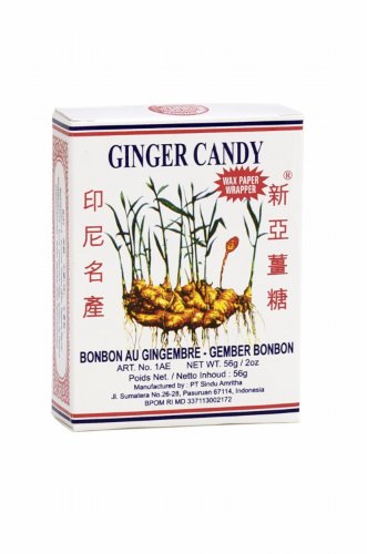 5er Pack Ingwer Bonbons [5x 56g] Ginger Candy von Ting Ting Jahe