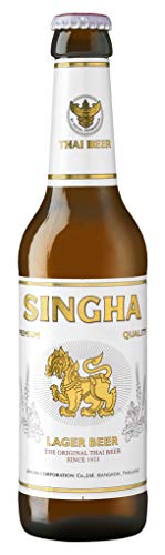 Singha Bier - 6er Pack (6 x 330ml) - Preis für ein Sixpack inkl. Pfand von Singha