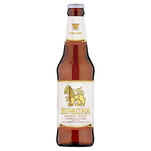 Singha Premium-Import Thai-Bier 330ml (Packung mit 24 x 330 ml) von SINGHA
