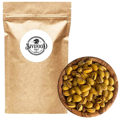 SIVIFOOD Pistazien geröstet und gesalzen mit Safran 500g - geröstete Pistazienkerne mit Safran verfeinert - Nüsse Premium Qualität hochwertig vegan SIVIFOOD Pistazien geröstet und gesalzen mit Safran 500g - geröstete Pistazienkerne mit Safran verfeinert - Nüsse Premium Qualität hochwertig vegan von SIVIFOOD SPIRIT - Of - ORIENT