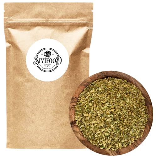SIVIFOOD Pistazienkerne fein gehackt 1kg Vorteilspack - gehackte Pistazien zum Backen in Premium Qualität grün naturbelassen ungesalzen unbehandelt vegan natürliches Topping für Baklava Kuchen 1000g SIVIFOOD Pistazienkerne fein gehackt 1kg Vorteilspack - gehackte Pistazien zum Backen in Premium Qualität grün naturbelassen ungesalzen unbehandelt vegan natürliches Topping für Baklava Kuchen 1000g von SIVIFOOD SPIRIT - Of - ORIENT