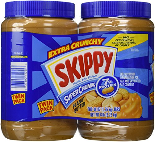 Skippy Extra Crunchy Peanut Butter Super Chunk Twin Pack Two 48 Ounce Jars by Skippy von SKIPPY