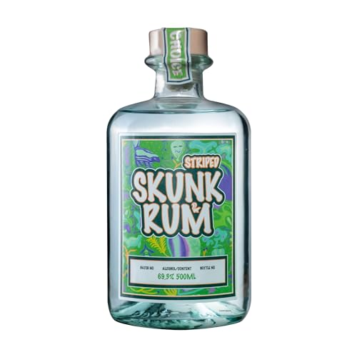 Striped SKUNK Rum | Bewusster Kräuterrum | Perfekt für Mojito, Daiquiri | Noten von Minze, Karamell, tropischen Früchten | 500 ml – 69,3% ABV Striped SKUNK Rum | Bewusster Kräuterrum | Perfekt für Mojito, Daiquiri | Noten von Minze, Karamell, tropischen Früchten | 500 ml – 69,3% ABV von SKUNK RUM