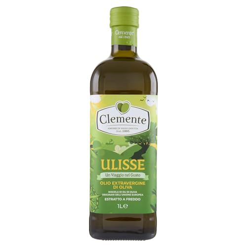SKUURTFR Olive Oil Extra Virgin by Clemente Ulisse NON-GMO (1L) 34 fl oz- Pack of 2 von SKUURTFR
