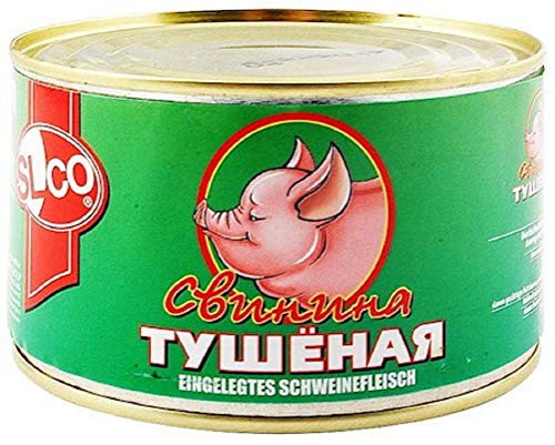 Fertiggericht aus Schweinefleisch und Schweinehaut Свинина тушёная von SLCO