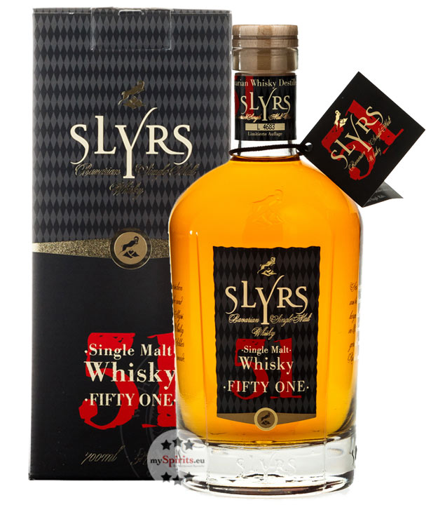 Slyrs Fifty-One Single Malt Whisky (51 % vol., 0,7 Liter) von SLYRS Destillerie