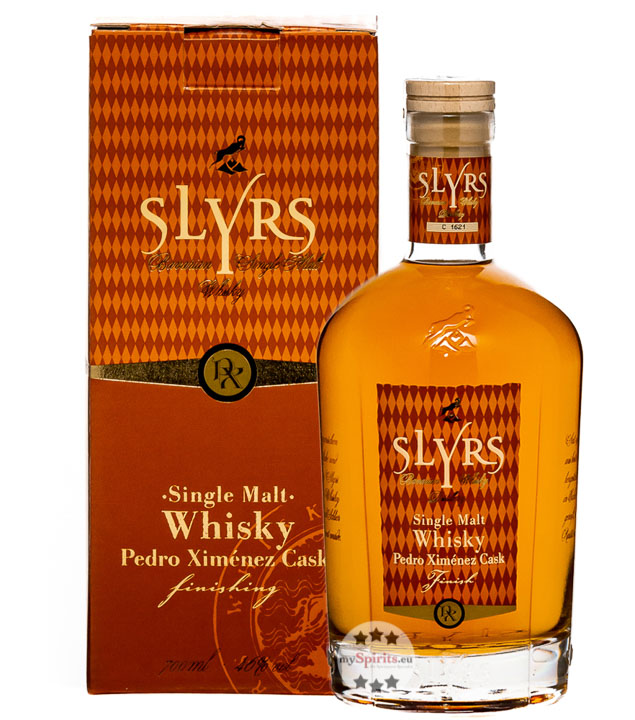 Slyrs Pedro Ximénez Fass Whisky (46 % vol., 0,7 Liter) von SLYRS Destillerie