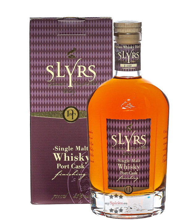 Slyrs Port Fass Finish Whisky 0,7 L (46 % vol., 0,7 Liter) von SLYRS Destillerie