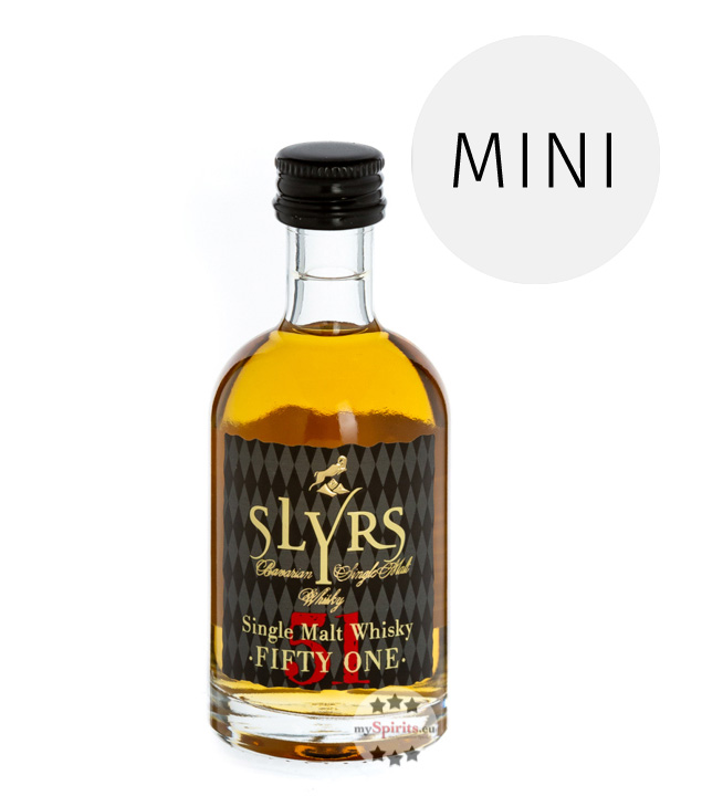 Slyrs Whisky Fifty One  (51% vol., 0,05 Liter) von SLYRS Destillerie