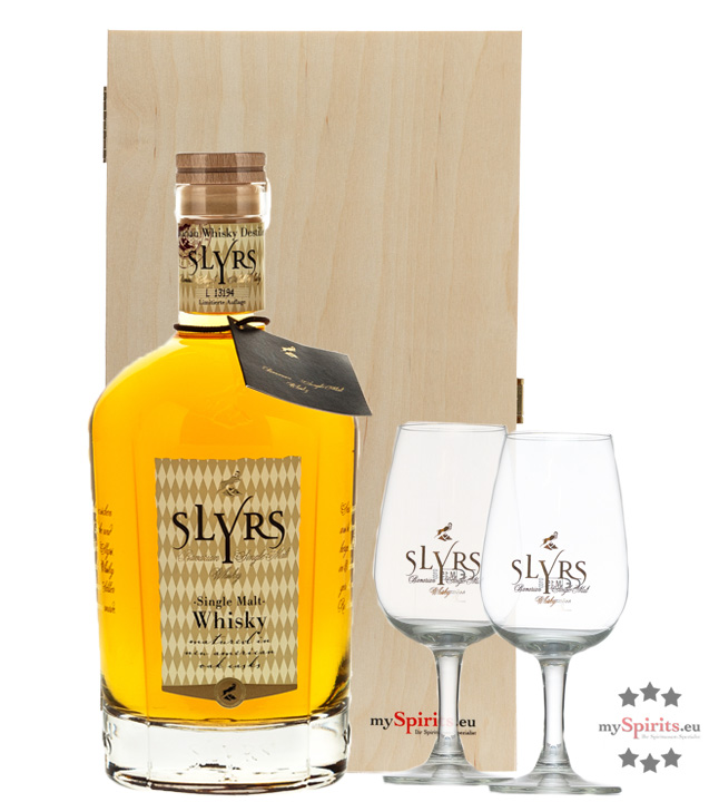 Slyrs Whisky Geschenkbox 0,7l (43 % vol., 0,7 Liter) von SLYRS Destillerie