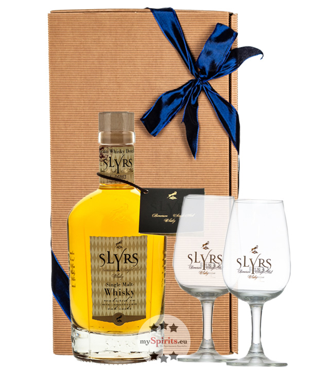 Slyrs Whisky Geschenkset  (43 % vol., 0,35 Liter) von SLYRS Destillerie