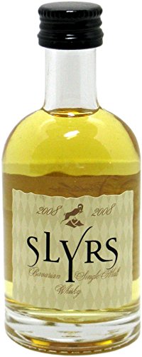 Rarität: Slyrs 0,05l Miniatur Bayerischer Single Malt Whisky Jahrgang 2008 von SLYRS