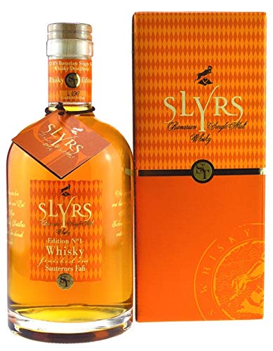 Rarität: Slyrs Whisky finished Sauternes Faß 0,7l Edition No. 1 von SLYRS