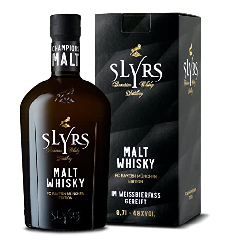 Slyrs Champignons MALT Whisky FC Bayern München Edition 40% vol. 0,7 L von SLYRS