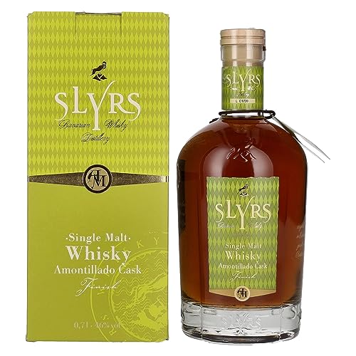 Slyrs Single Malt Whisky Amontillado Cask 46% Vol. 0,7l in Geschenkbox von SLYRS