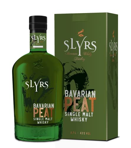 Slyrs Bavarian Peat Single Malt Whisky 43% Vol. 0,7l in Geschenkbox von SLYRS