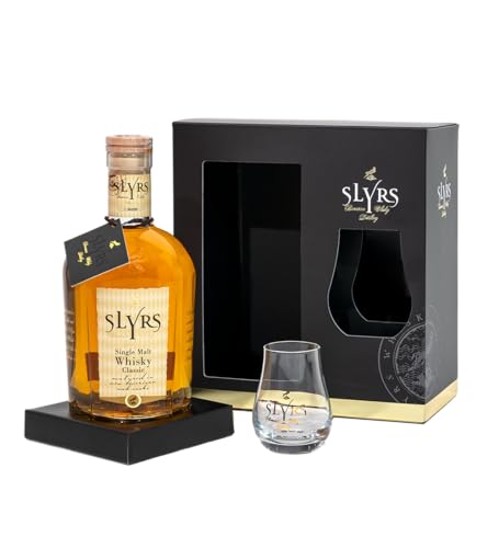 Slyrs Bavarian Single Malt Whisky Classic On Pack mit Glas 0,7 Liter 43% Vol. von SLYRS