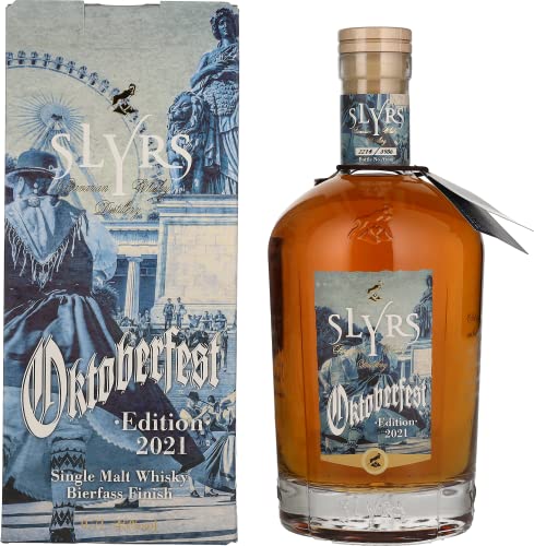 Slyrs Single Malt Whisky Oktoberfest Edition 2021 45% Vol. 0,7l in Geschenkbox von SLYRS